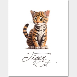 Cat Tiger Posters and Art